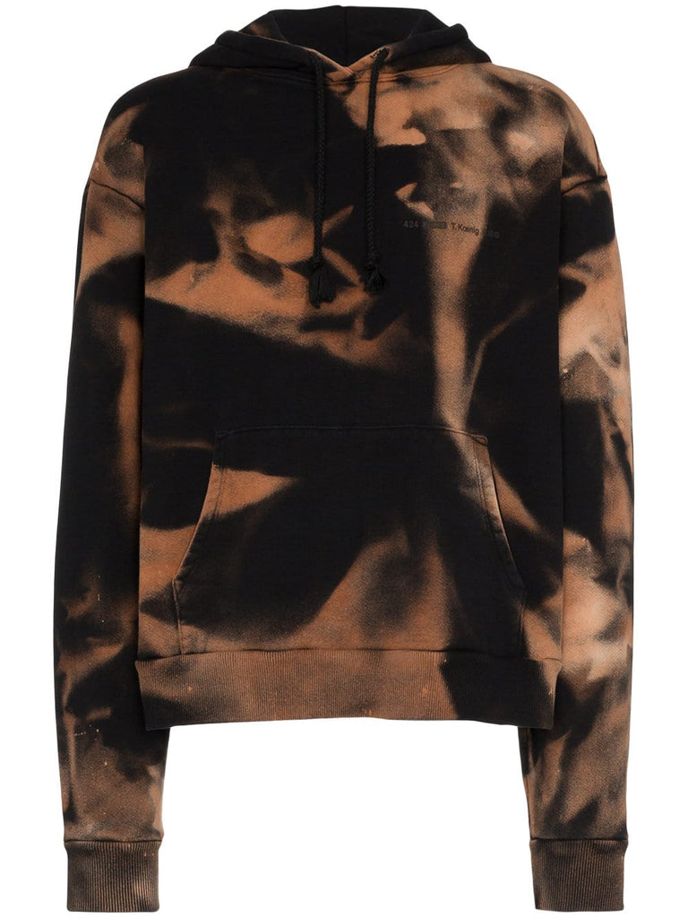 x Armes bleach cotton hoodie