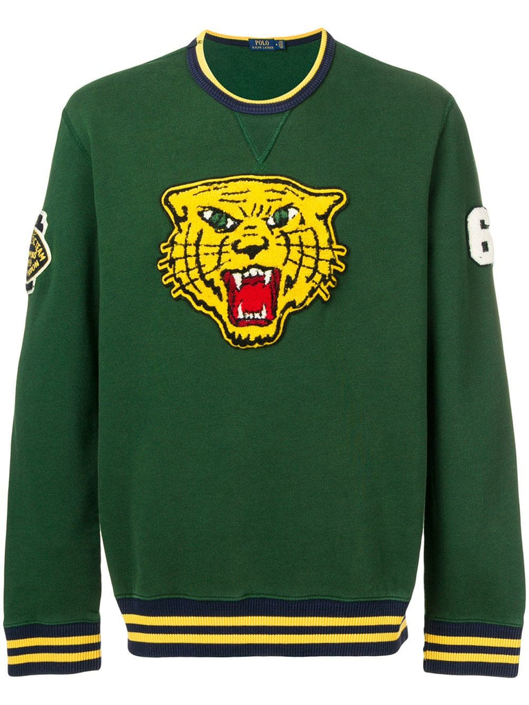 wild cat patch sweatshirt