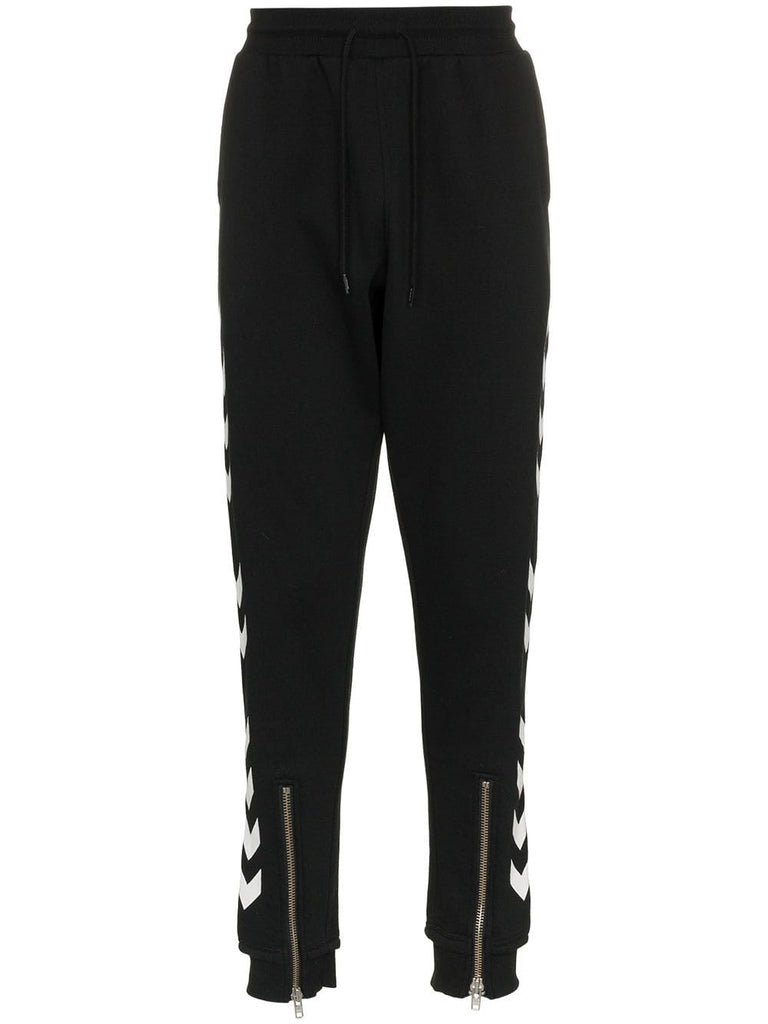 Hummel chevron print track pants