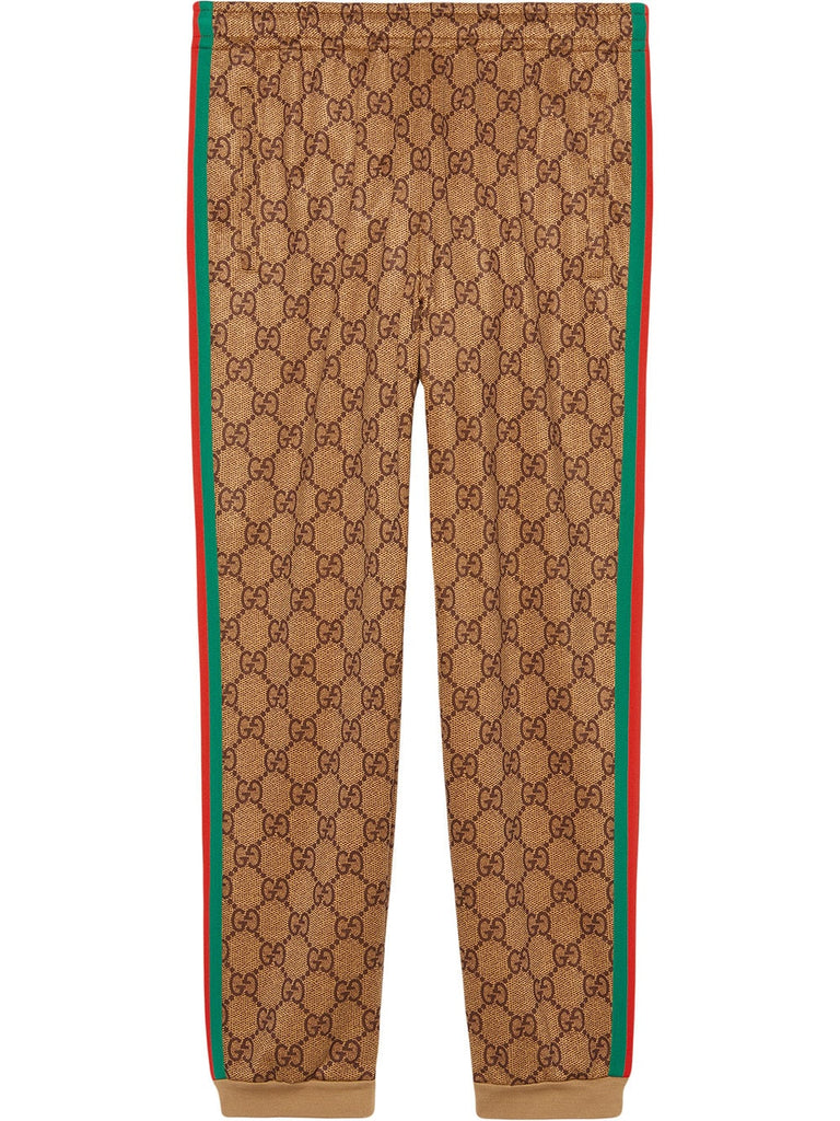 GG Supreme print cotton blend sweat pants