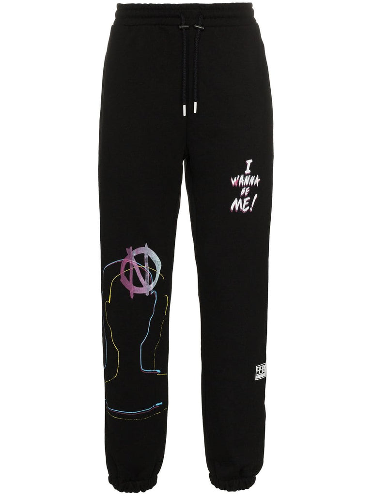 CSTM painted cotton sweat pants