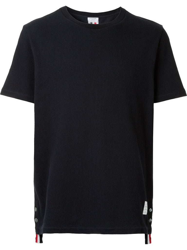 Center-Back Stripe Piqué Tee