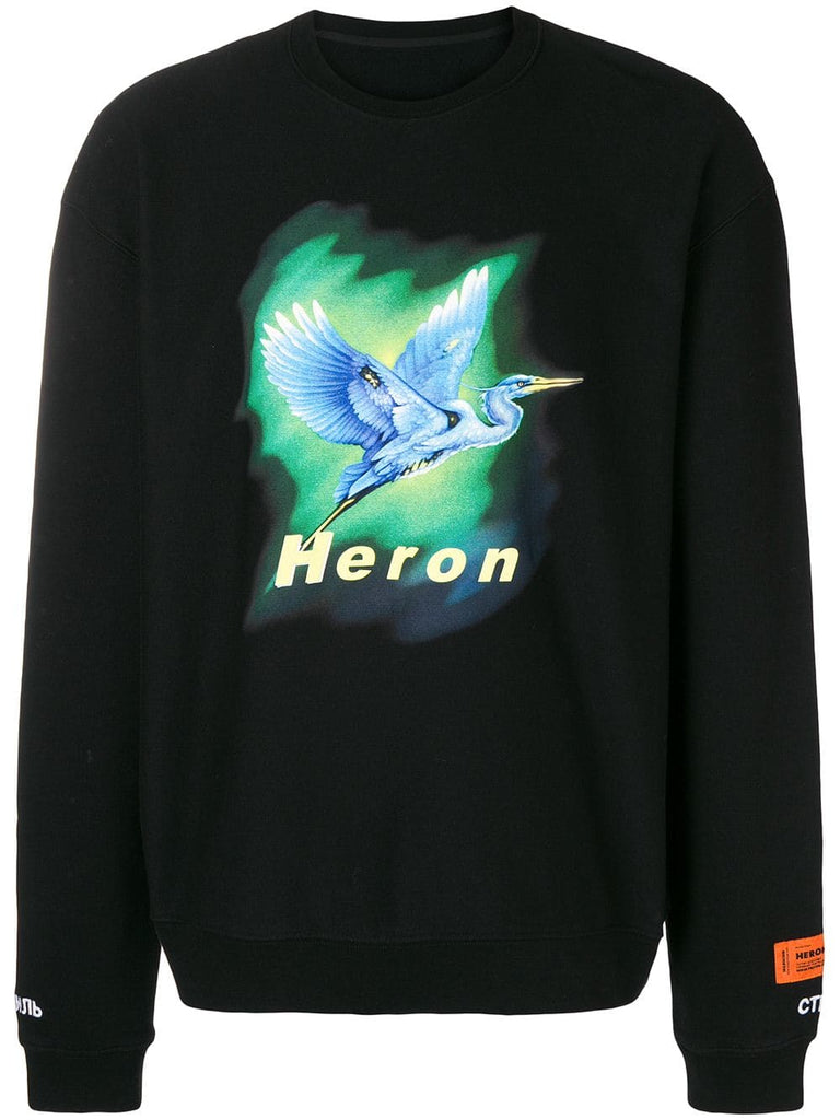 Bird print sweatshirt