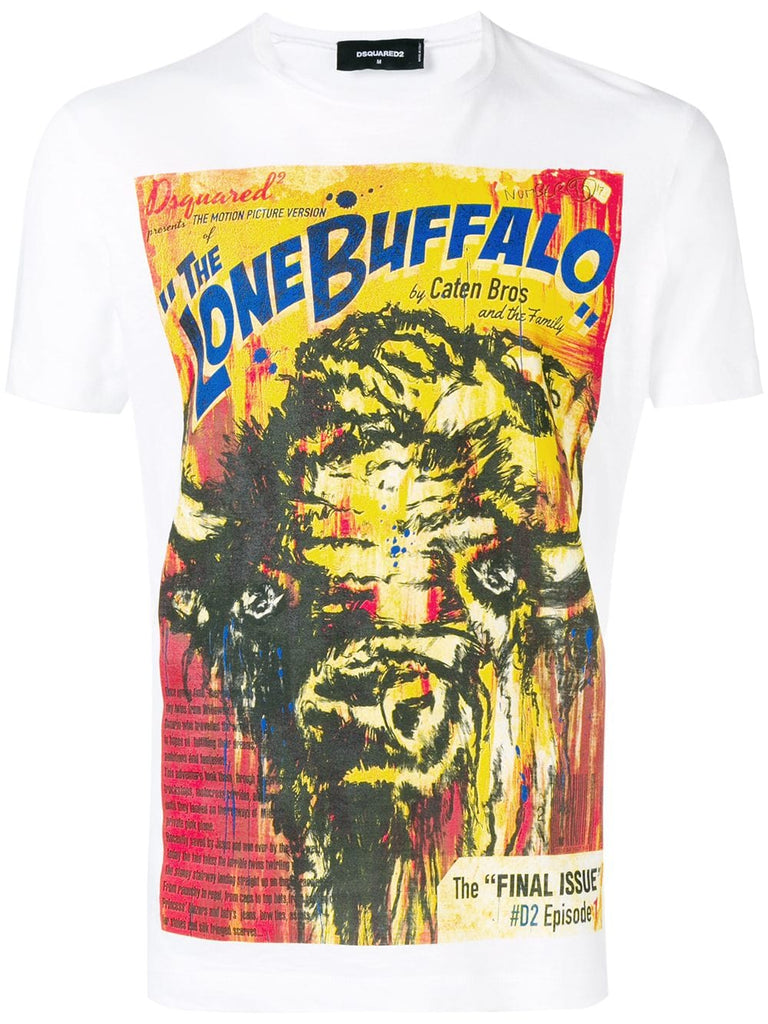 The Lone Buffalo print T-shirt