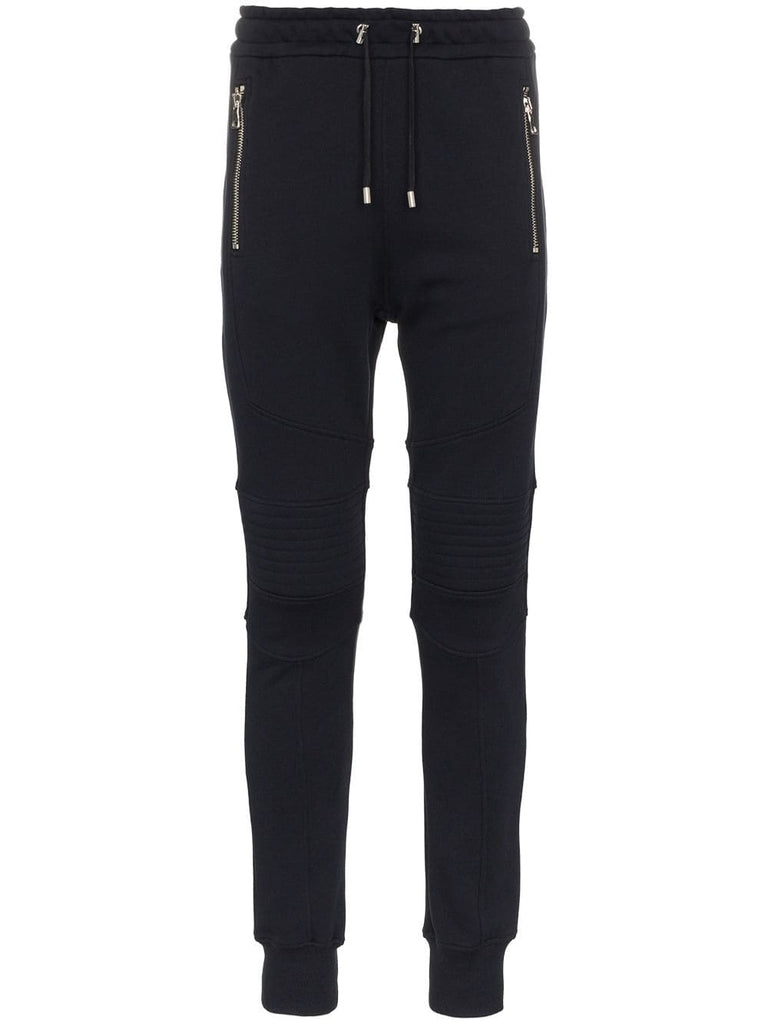 biker cotton sweat pants