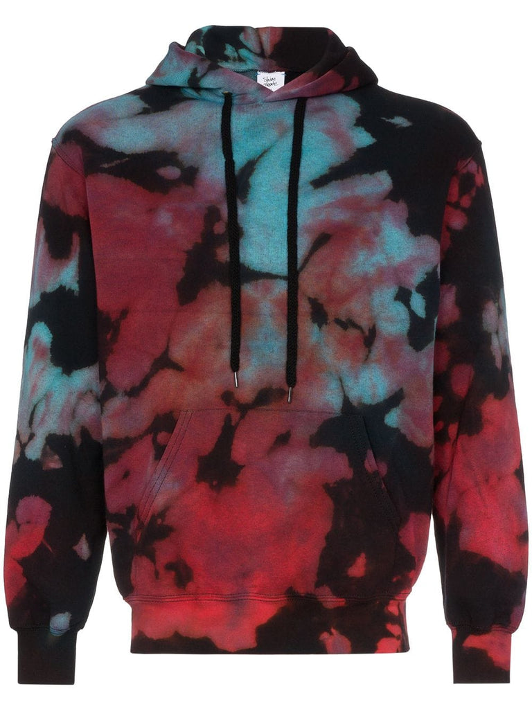 tie dye cotton hoodie