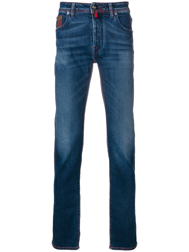 fitetd straight jeans