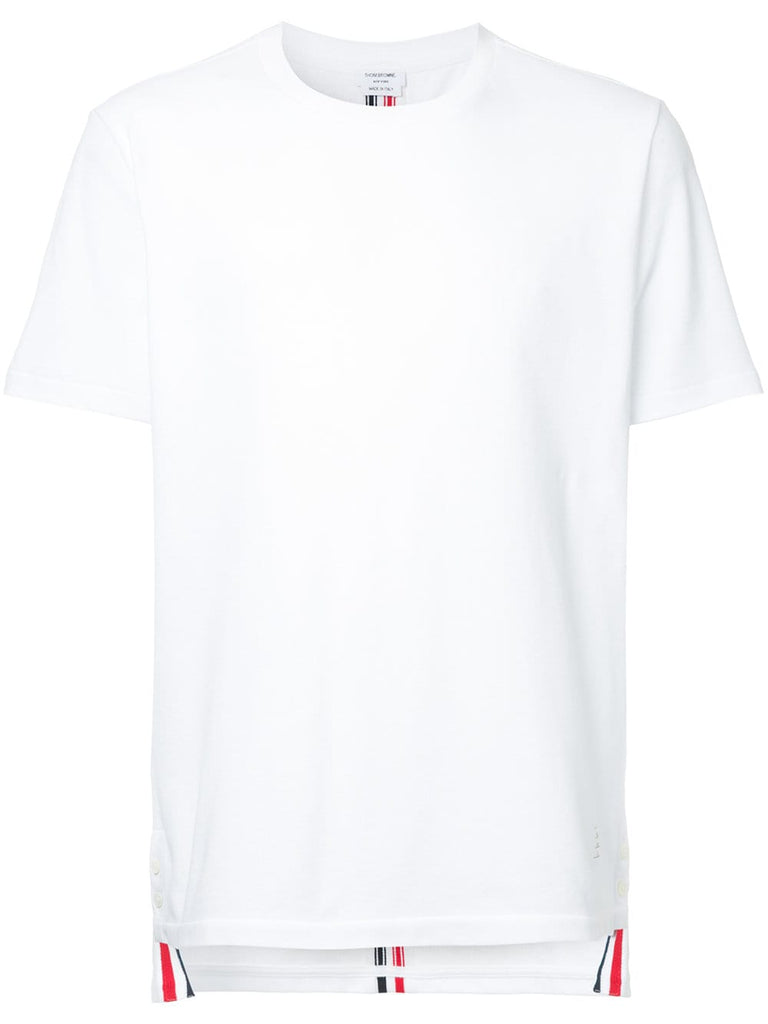 Center-Back Stripe Piqué Tee