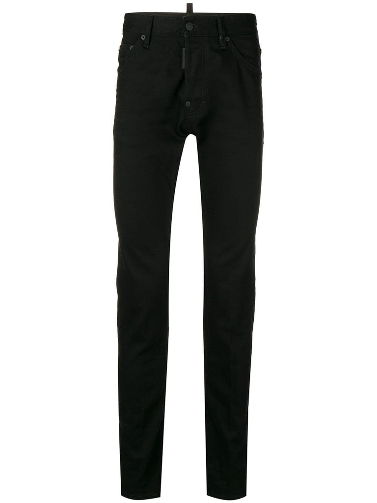 mid-rise skinny jeans