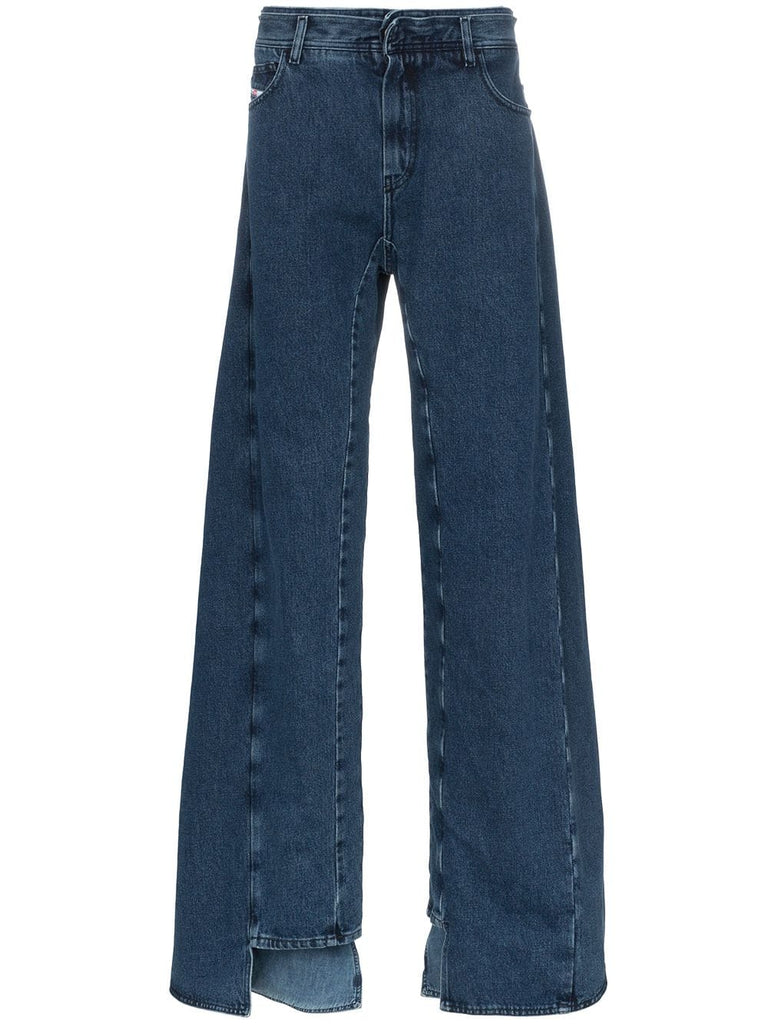 decay wide leg jeans