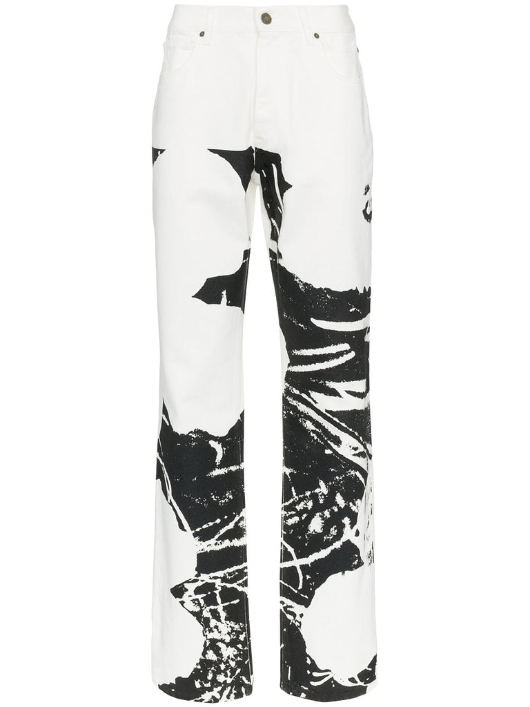 x andy warhol foundation splash front jeans