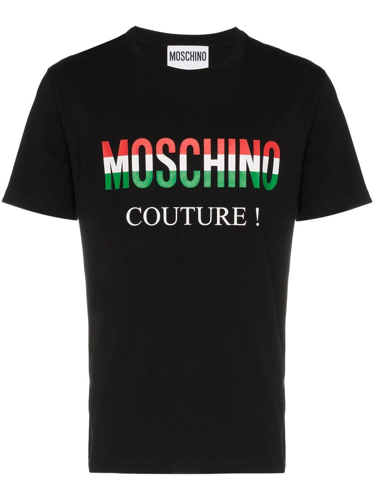 italian flag logo t-shirt