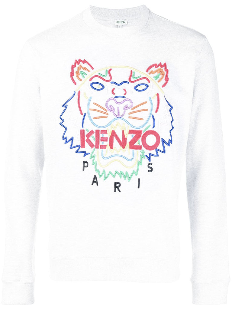 tiger embroidery sweatshirt