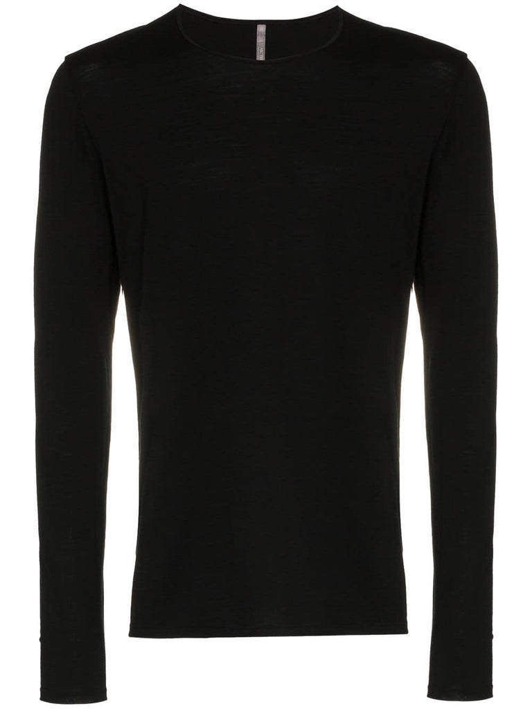 long sleeved wool t-shirt