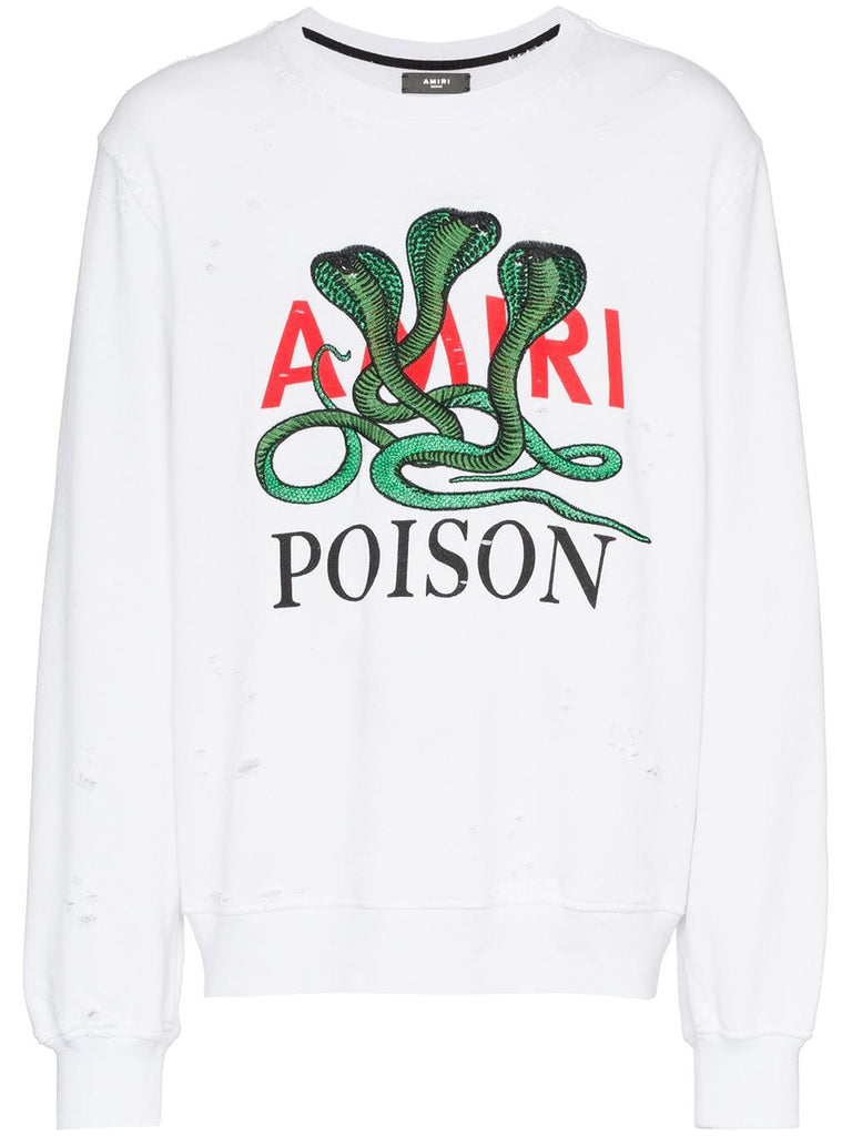 Poison cotton sweatshirt