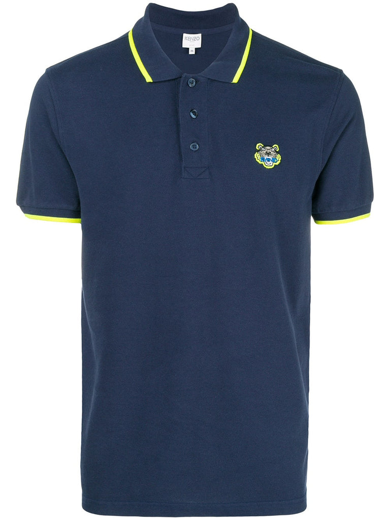 tiger logo polo shirt