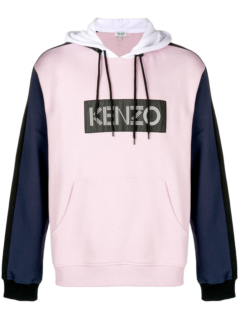 panelled hoodie