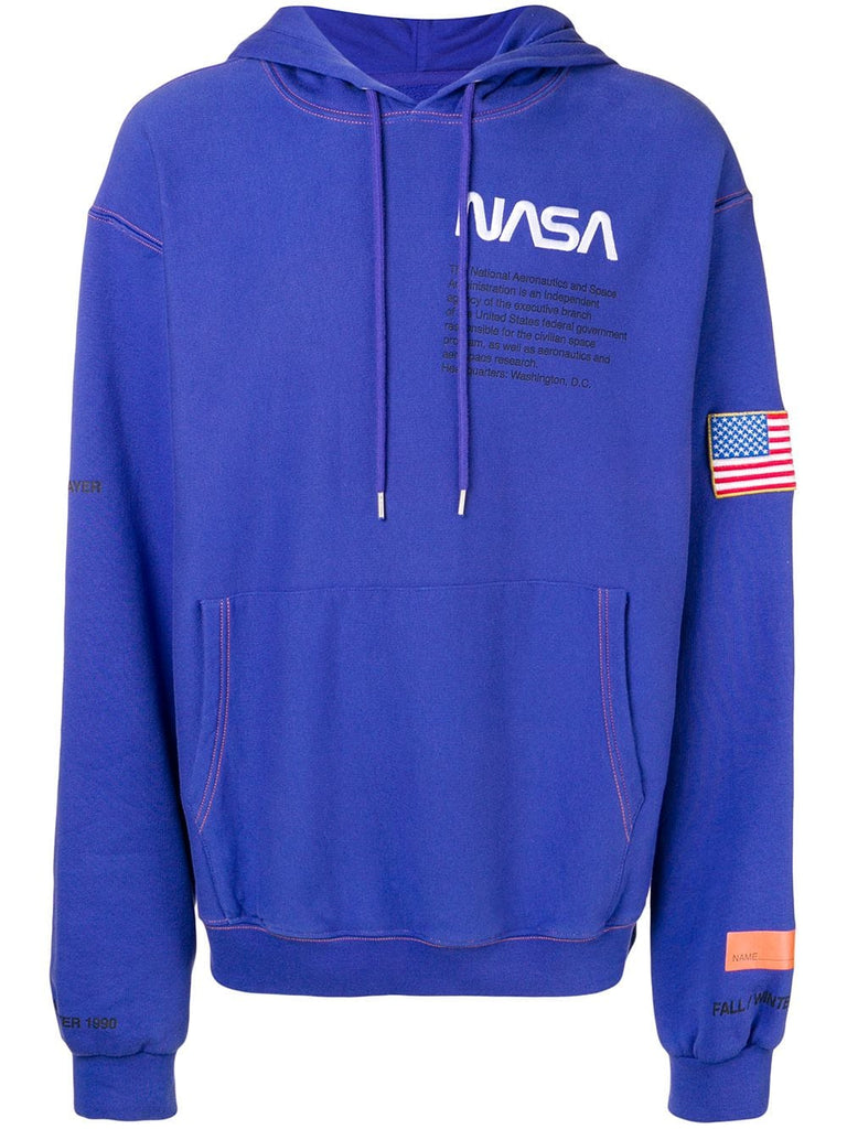 Nasa embroidered hoodie