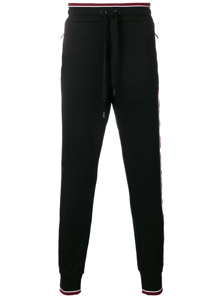 contrast band track pants