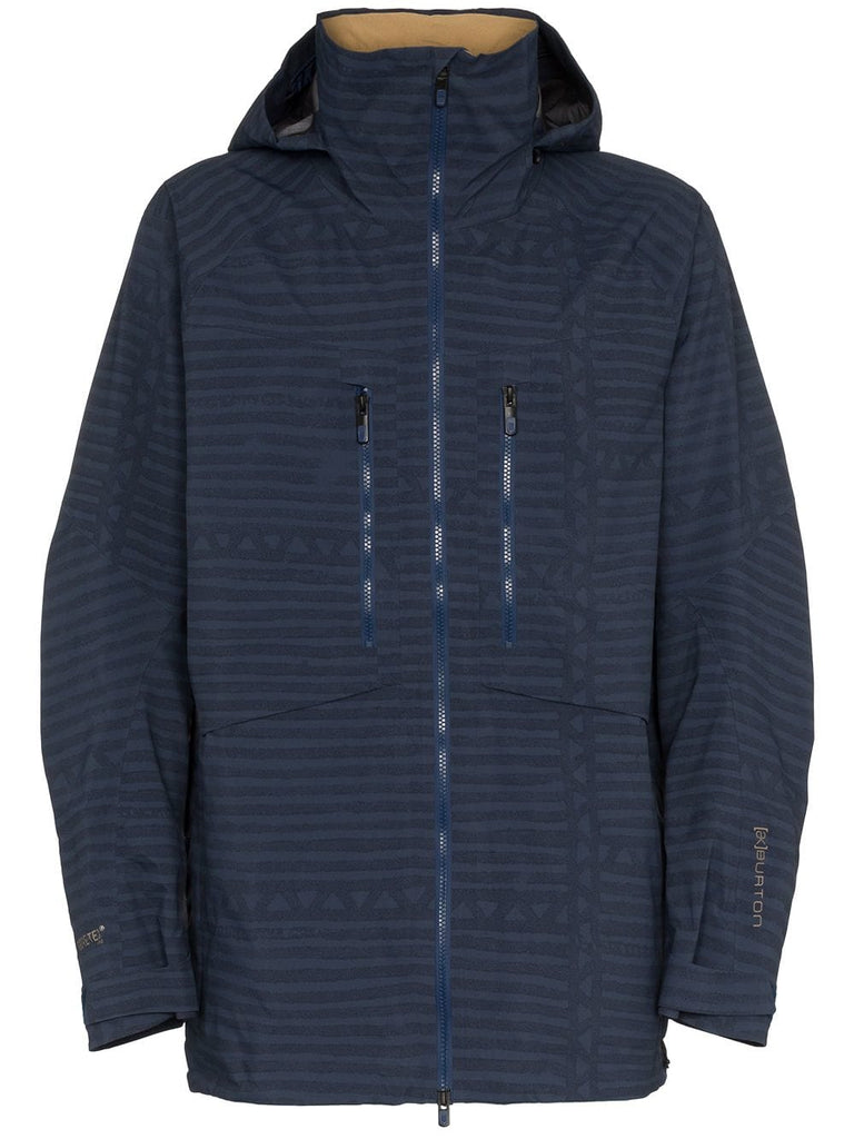 yurt stripe Gore-Tex hooded jacket