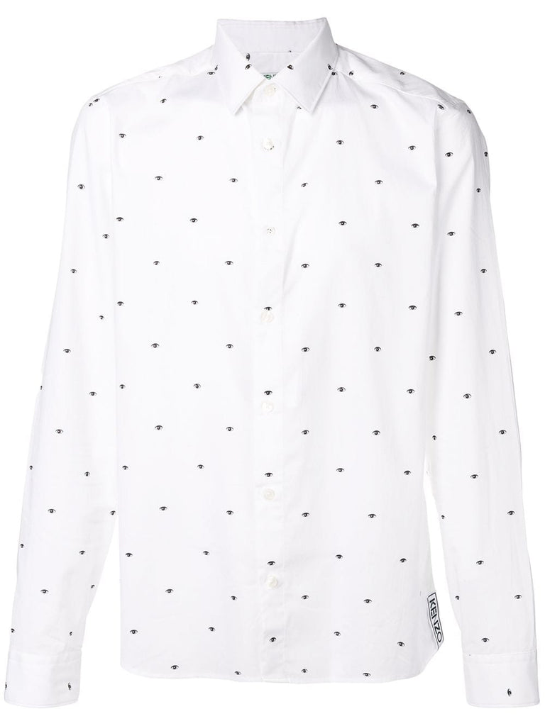 eye print shirt