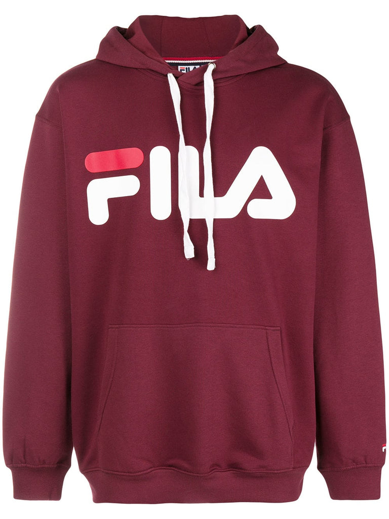 printed logo hoodie