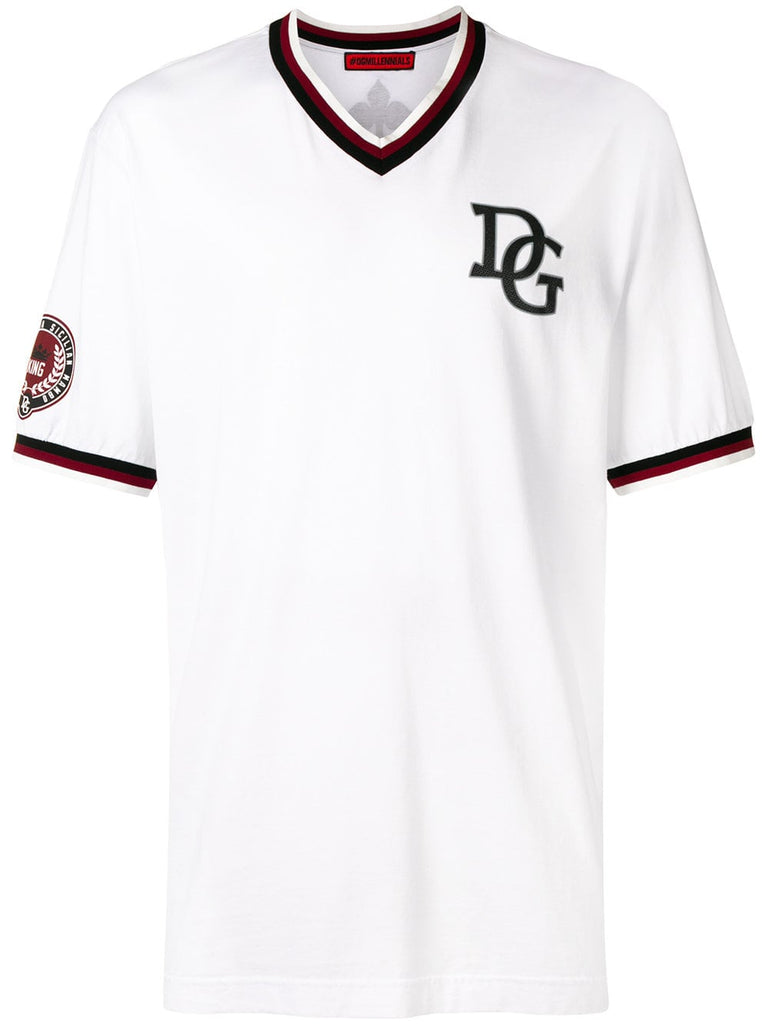 DG patch baseball T-shirt