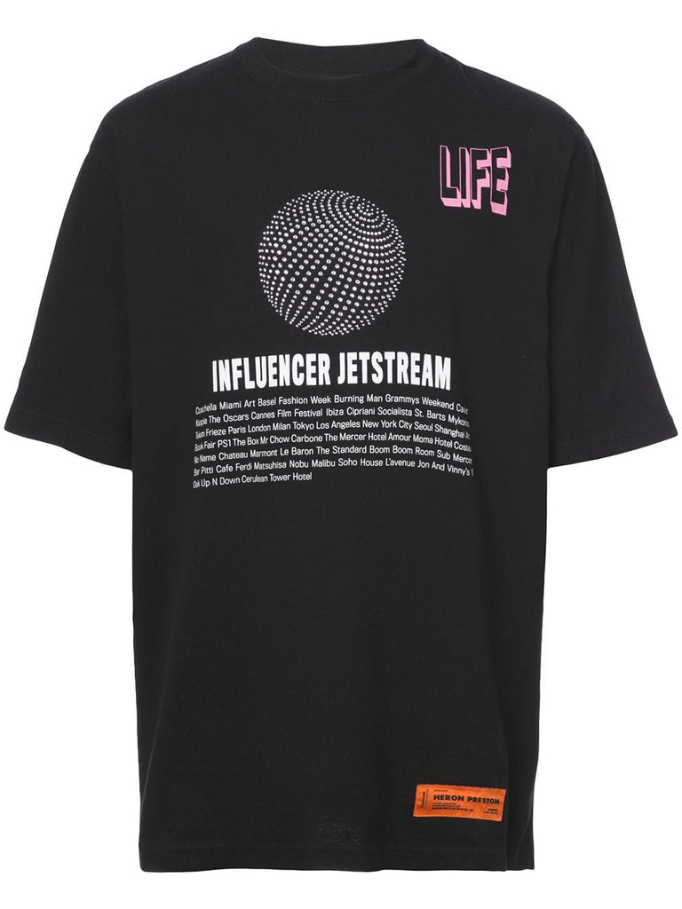 influencer printed T-shirt