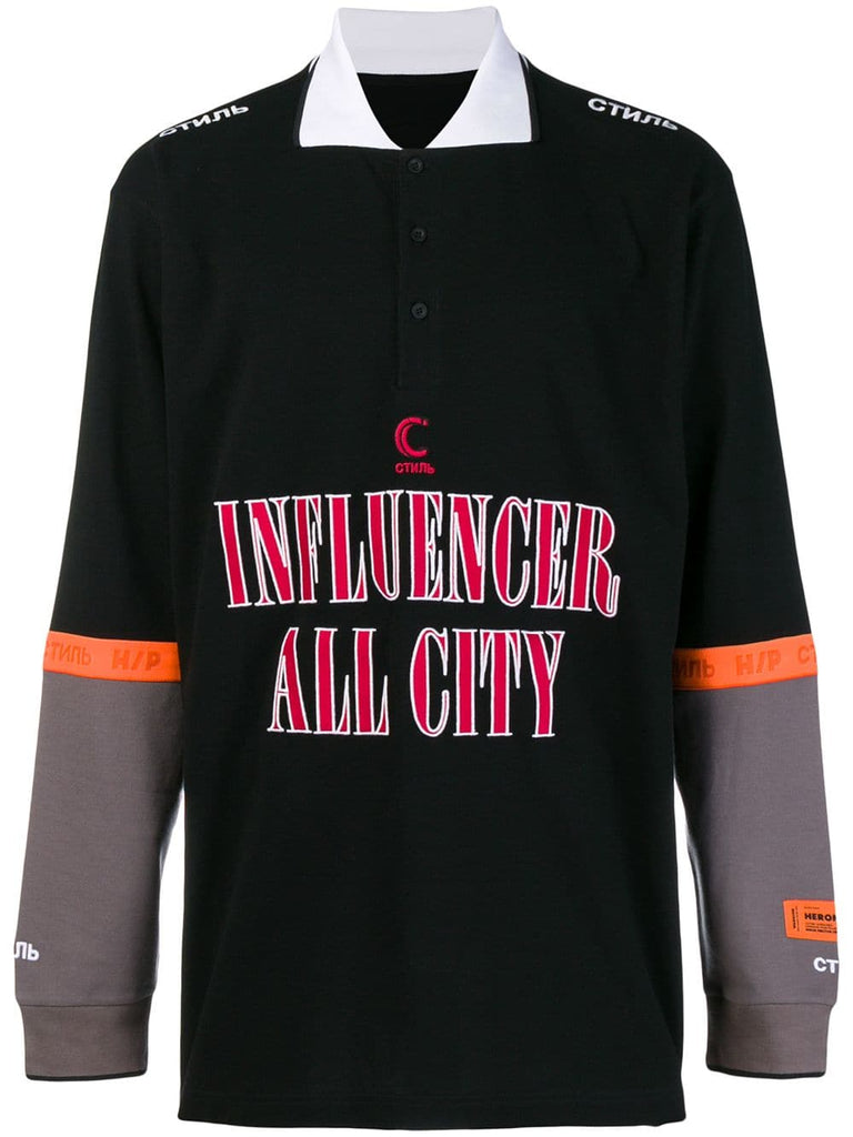 long-sleeve Influencer polo shirt