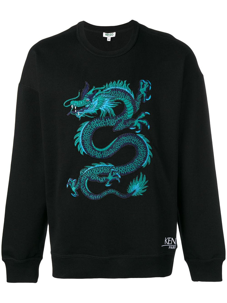 Dragon patch sweatshirt