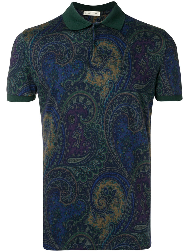 paisley polo shirt