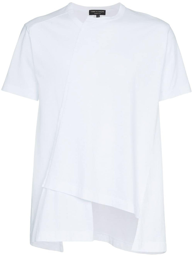 asymmetric cotton t shirt