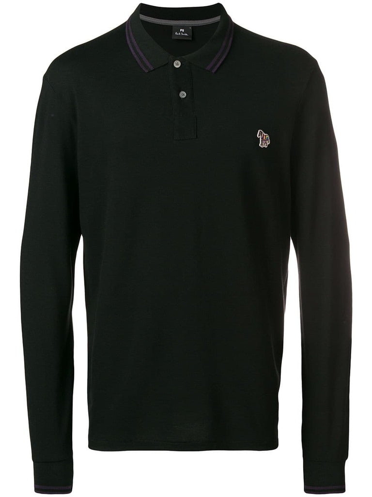 longsleeved polo shirt