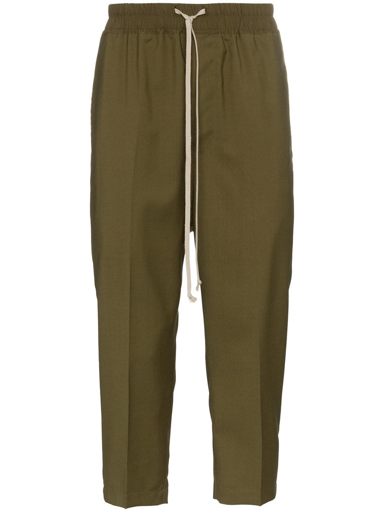 Drawstring Cropped Trousers