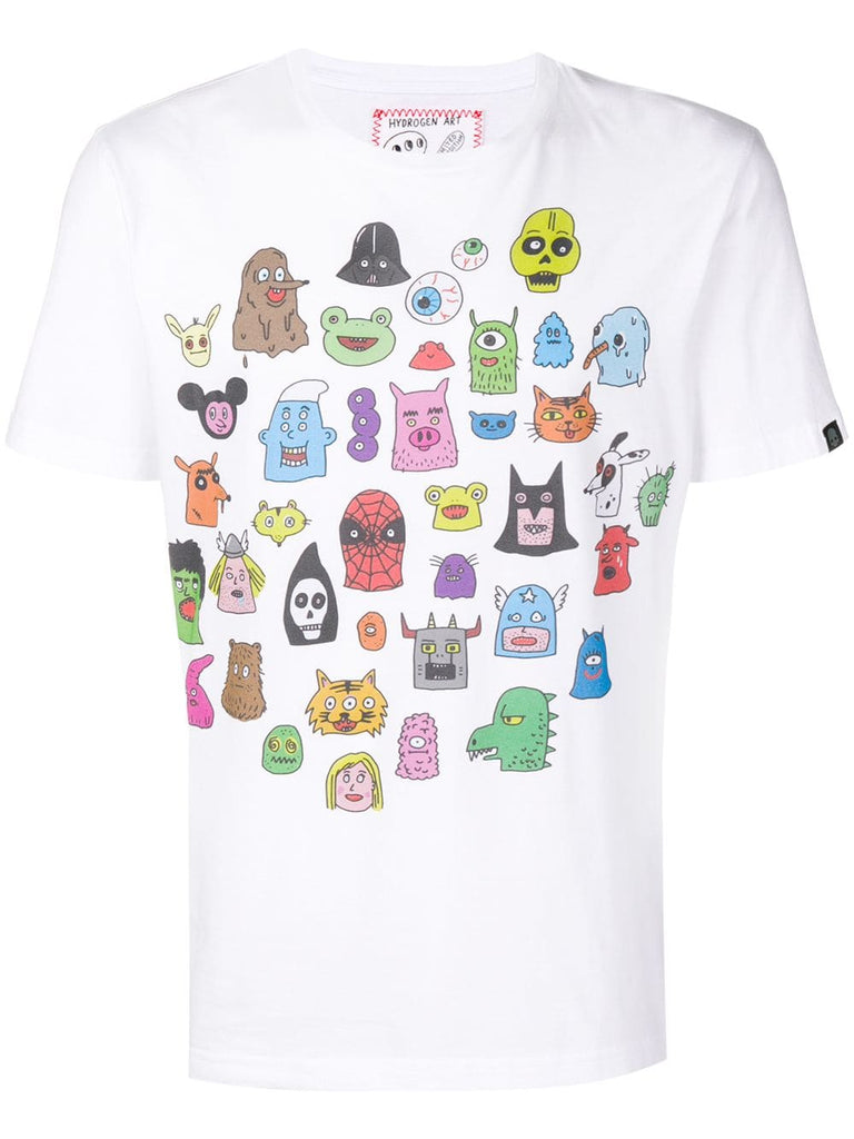 cartoon characters T-shirt