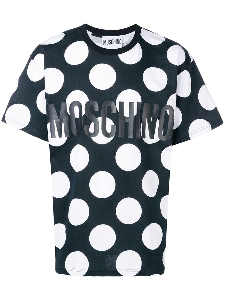 logo polka dot T-shirt