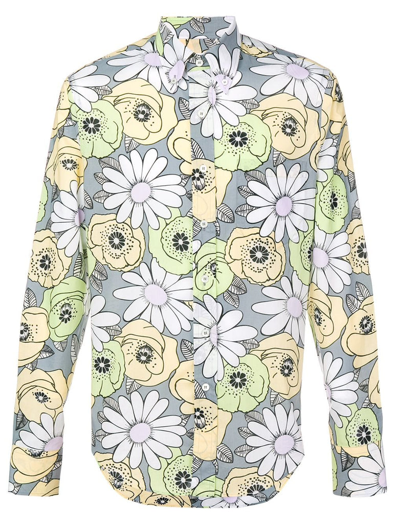 floral buttondown shirt