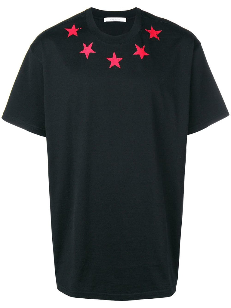 star patch T-shirt