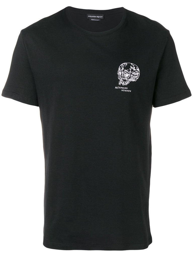 embroidered Skull T-shirt