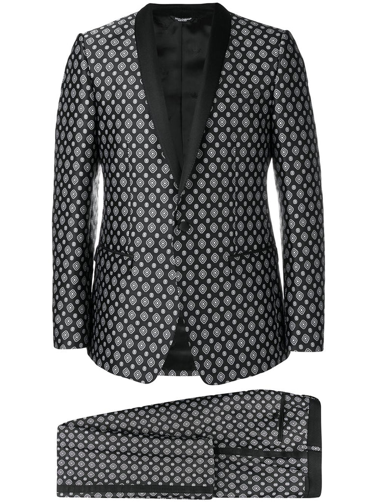 jacquard suit