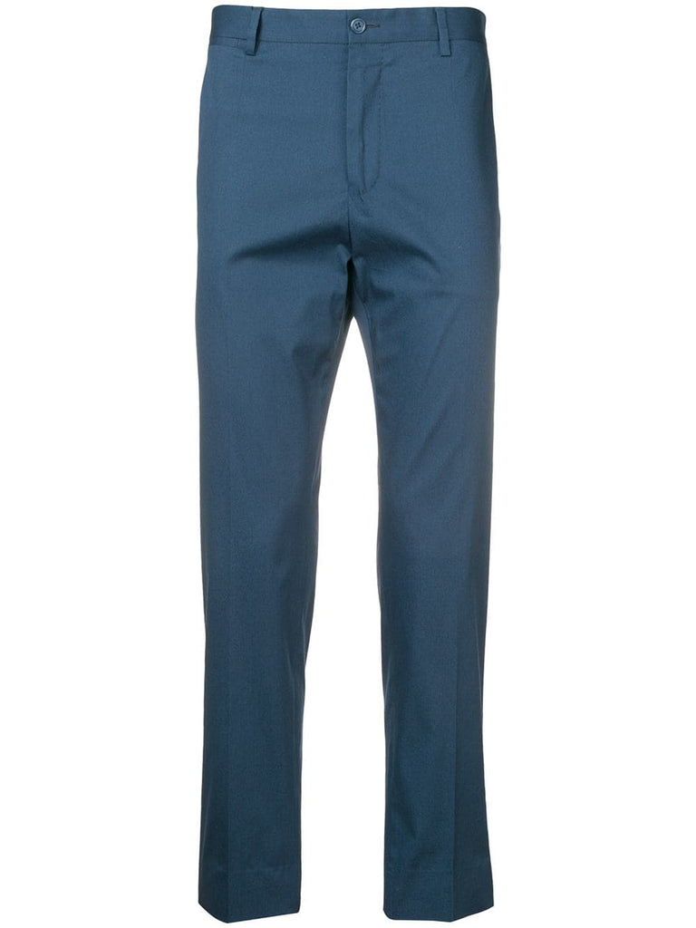 slim-fit side-stripe trousers