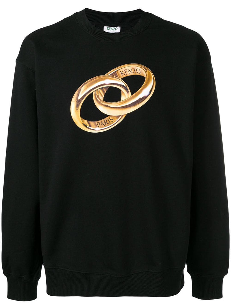 logo wedding ring sweatshirt