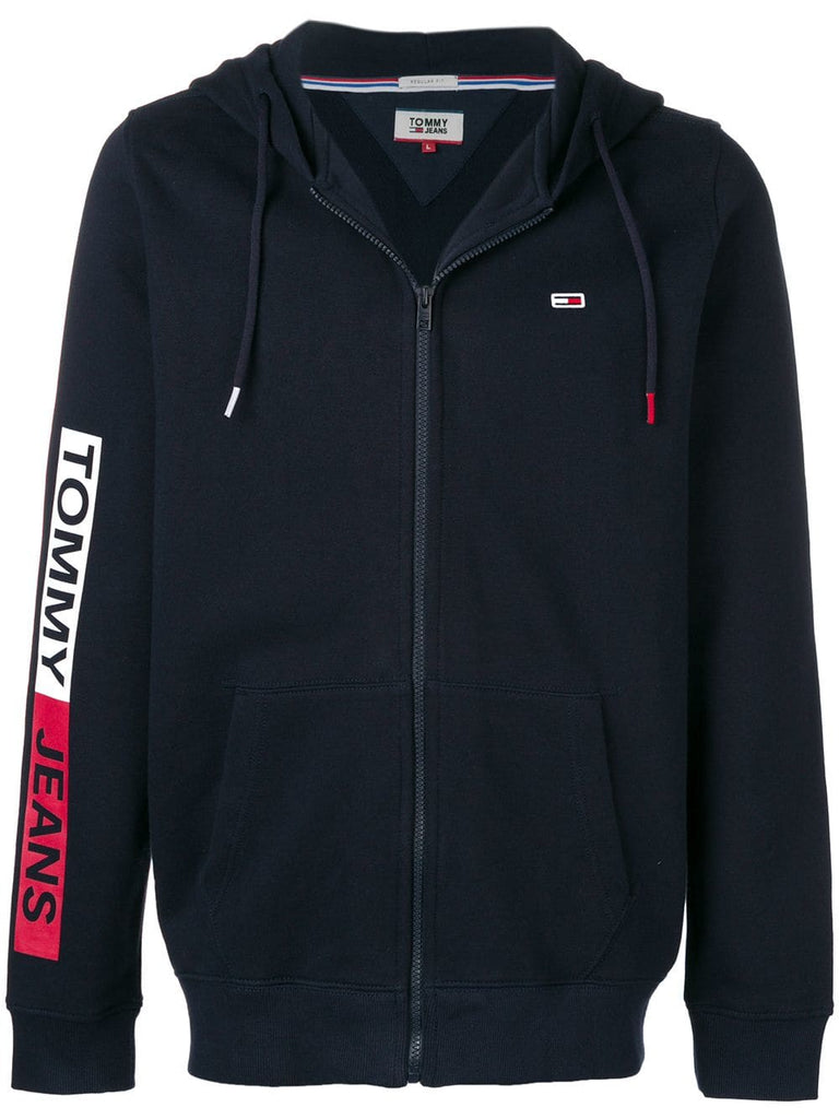 Essential Graphic zipped hoodie