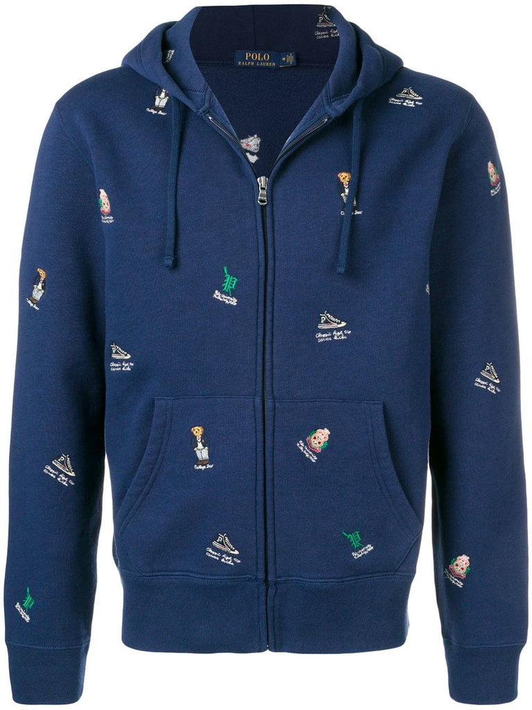 embroidered hoodie