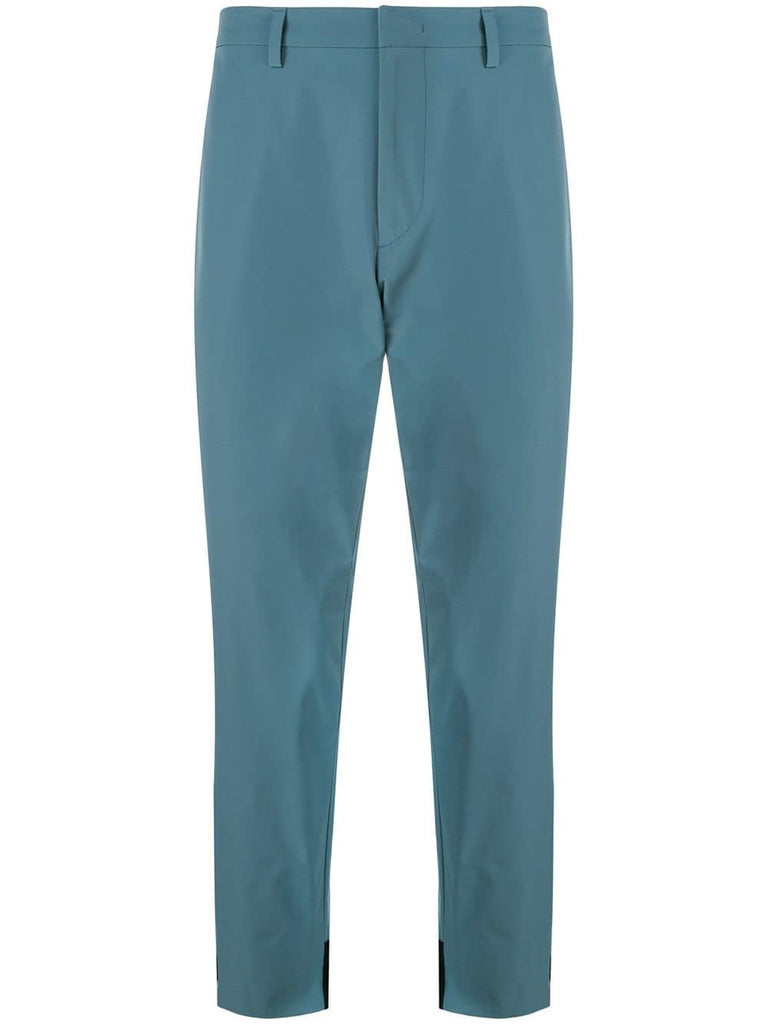 cropped techno stretch trousers