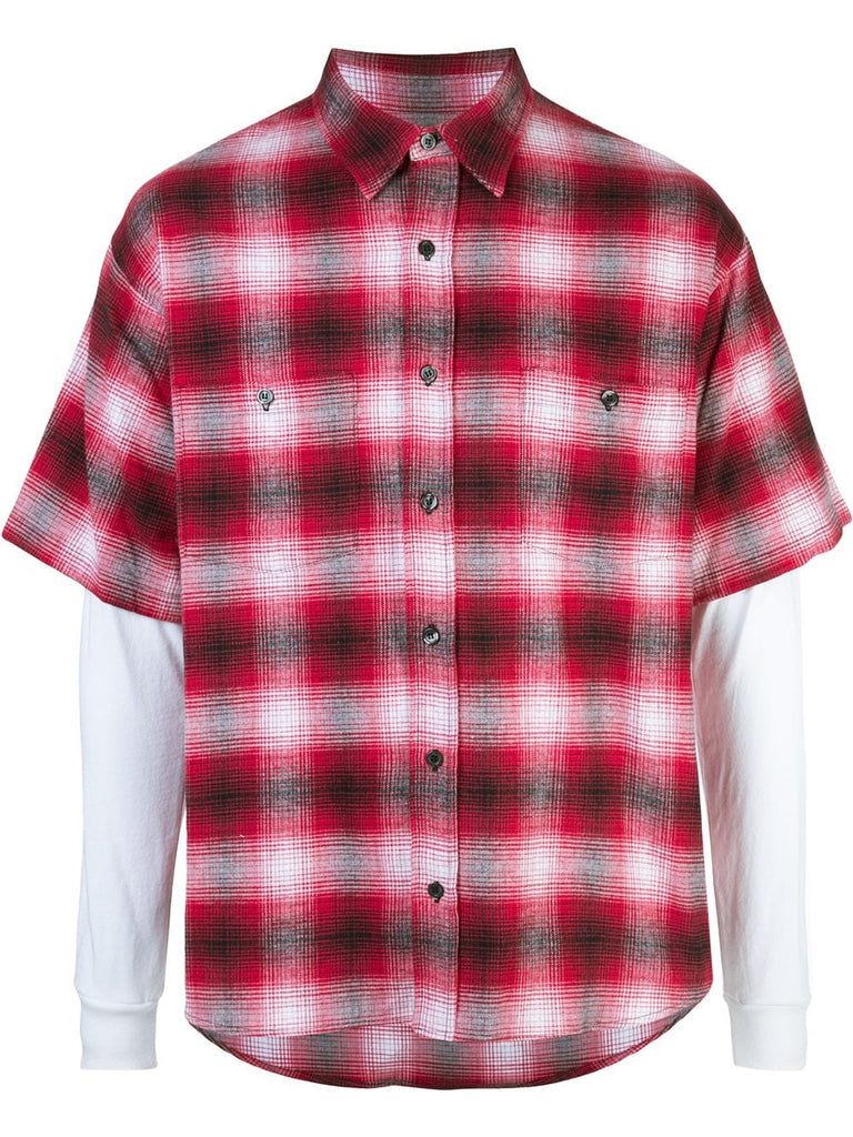 short-sleeve check shirt