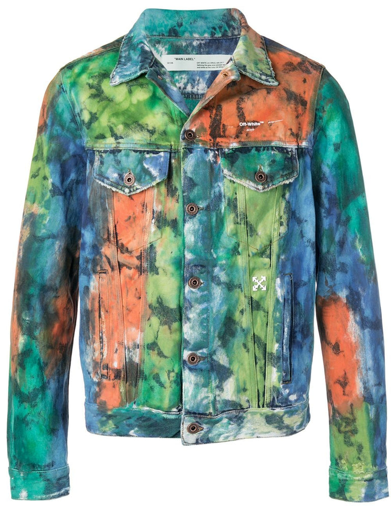 painted denim style jacket