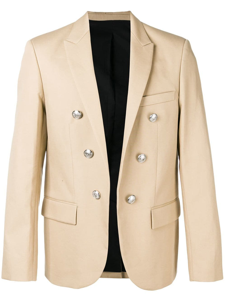 button embellished blazer