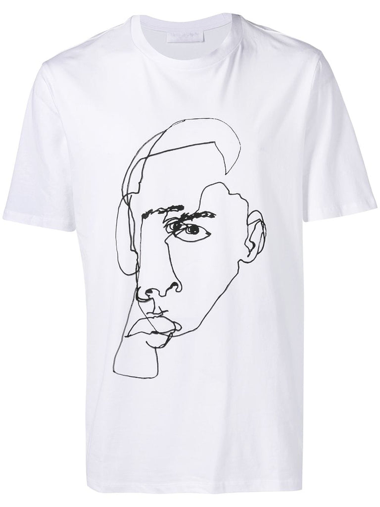 painted face T-shirt