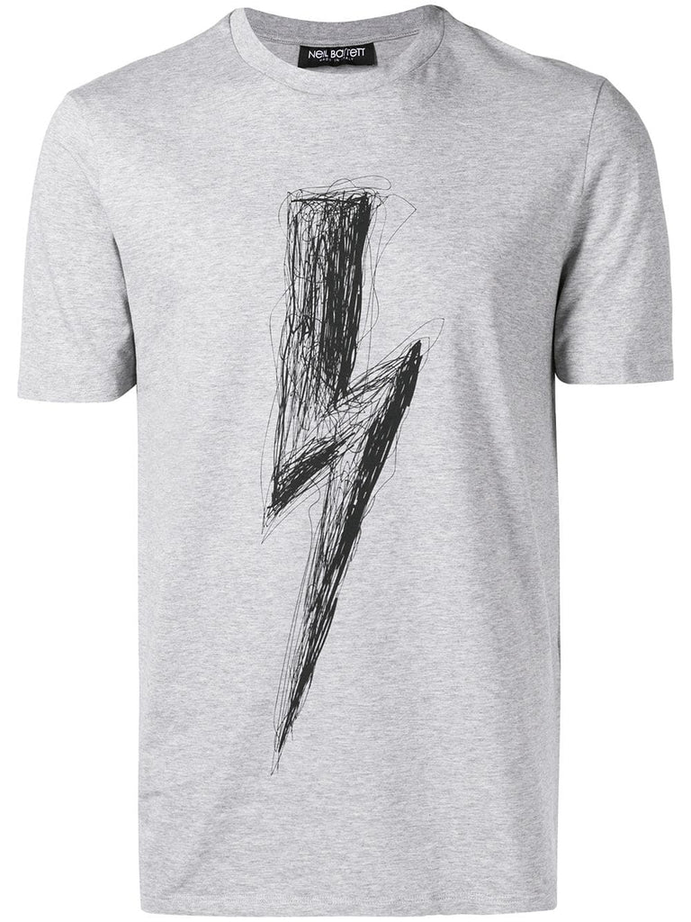 painted lightning bolt T-shirt